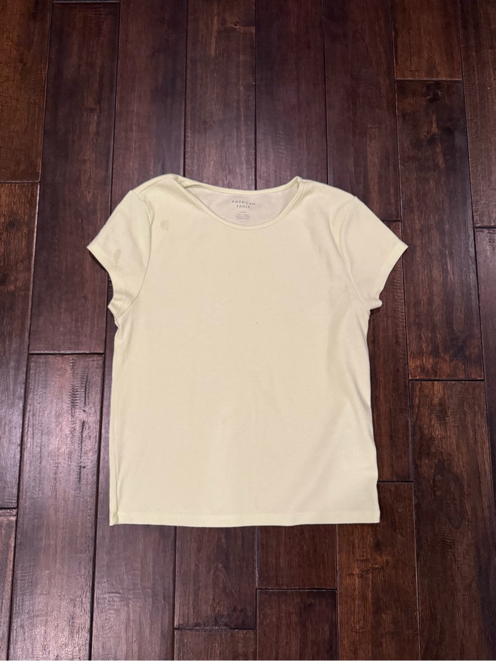 Classic Crewneck Tee - Pale Yellow